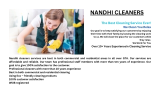 NANDHI CLEANERS