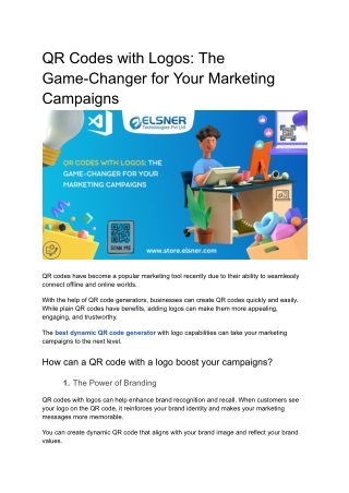 QR Codes with Logos: The Game-Changer for Your Marketing Campaigns