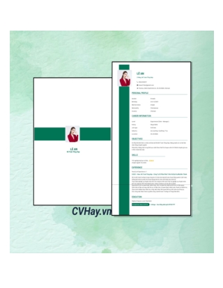 CVHay vn_Công cụ tạo CV miễn phí
