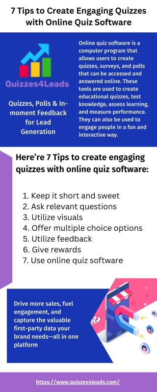 7 Tips to Create Engaging Quizzes with Online Quiz Software