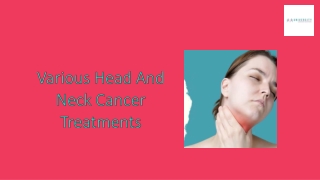 Head And Neck Cancer Treatments