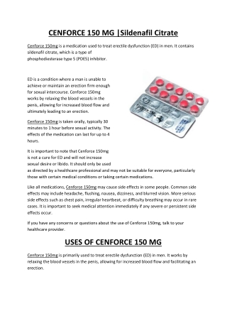 CENFORCE 250 MG (1)