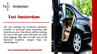 Taxi Amsterdam