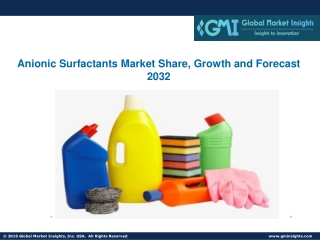 Anionic Surfactants Market Share, Growth and Forecast 2032