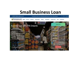 Small Business Loan