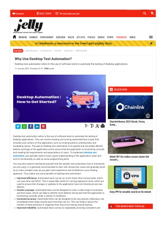 Why Use Desktop Test Automation