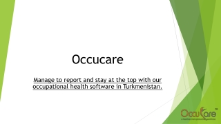 Occupational health and safety software in Turkmenistan