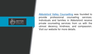 Abbotsford Valley Counselling  Abbotsfordvalleycounselling.com