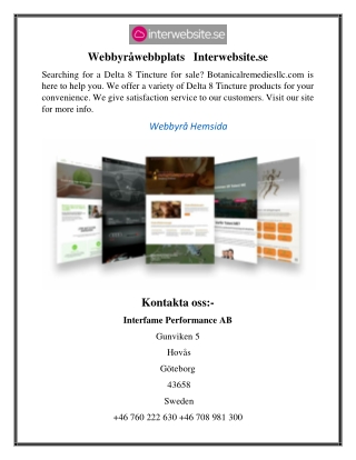 Webbyråwebbplats  Interwebsite.se