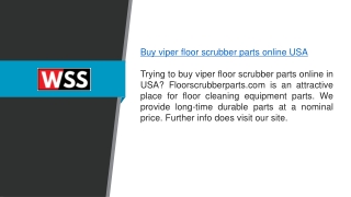 Buy Viper Floor Scrubber Parts Online USA  Floorscrubberparts.com