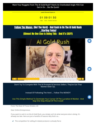 AI Gold Rush - Simple Method To Dominate A Corner Of The Lucrative AI Market