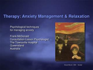 Therapy: Anxiety Management & Relaxation