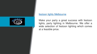 Festoon Lights Melbourne  Wwave.com.au
