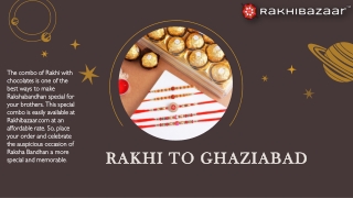 Rakhi Delivery in Indian Small City In India, Rakhibazaar.com