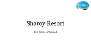Best Wayanad Resorts