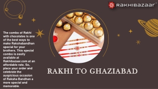 Rakhi Delivery in Indian Small City's, Rakhibazaar.com