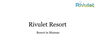 Munnar luxury resorts