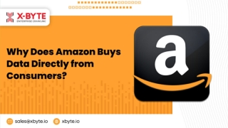 Why Does Amazon Buys Data Directly from Consumers