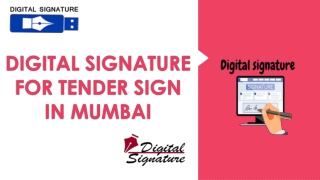 digital signature for tender sign in mumbai