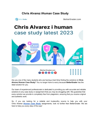 Chris Alvarez iHuman Case Study