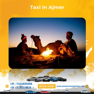 Taxi In Ajmer - WhatsApp & Call Now 7424835588