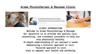 Aroma Physiotherapy & Massage Clinic