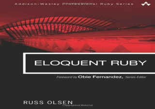 download Eloquent Ruby (Addison-Wesley Professional Ruby Series) android
