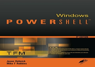 ?(PDF BOOK)? Windows PowerShell: TFM ipad
