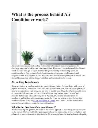 How does Air Conditioner work[1]