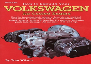 PDF How to Rebuild Your Volkswagen air-Cooled Engine (All models, 1961 and up) f