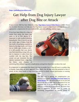 Palm Desert Car Accident Attorneys
