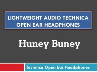 Lightweight Audio Technica Open Ear Headphones