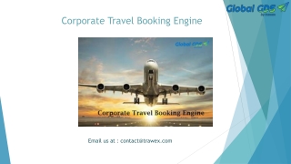 Corporate Travel Booking Engine