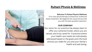 Ruhani Physio & Wellness