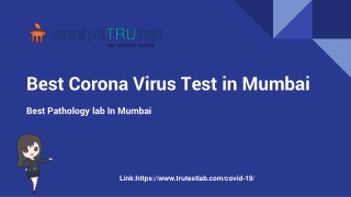 Best Corona Virus Test in Mumbai