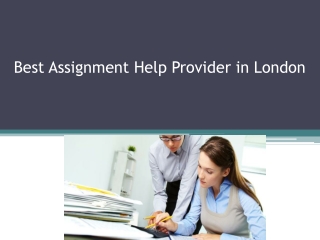 Best Assignment Help Provider in London