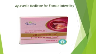 Ayurvedic Medicine for Female Infertility