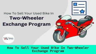How To Sell Your Used Bike In Two-Wheeler Exchange Program  (1)