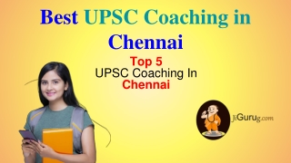 Top 5 UPSC Coaching in  Chennai