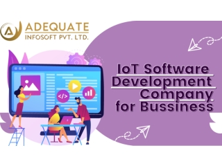 IOT software development services for businesses.