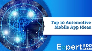 Top 10 Automotive Mobile App Ideas