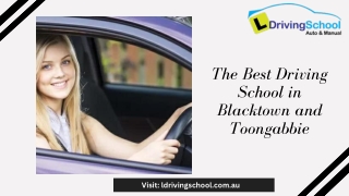 The Best Driving School in Blacktown and Toongabbie