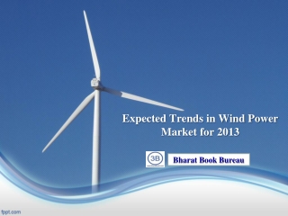 Expected Trends in Wind Power Market for 2013