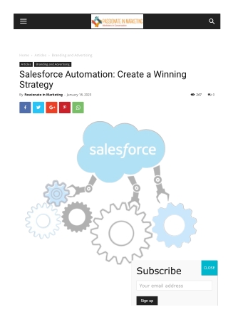 Salesforce Automation Create a Winning Strategy