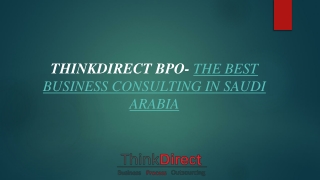 The best business consulting in Saudi Arabia