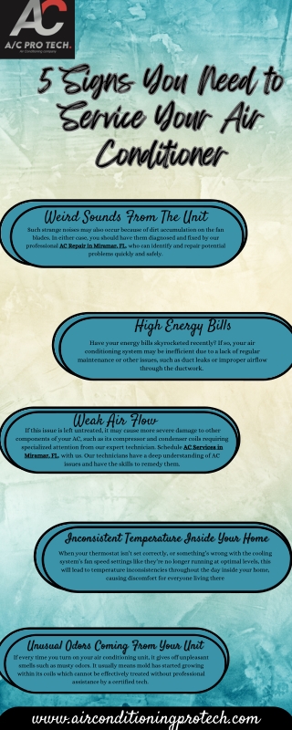 5 Signs You Need to Service Your Air Conditioner