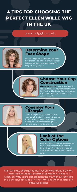 4 Tips for Choosing the Perfect Ellen Wille Wig in the UK