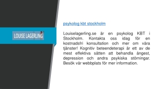 psykolog kbt stockholm  Louiselagerling.se;;;;;;;;;;;;