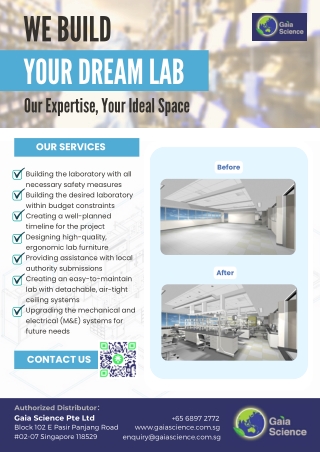 Laboratory Planning And Design And Set Up