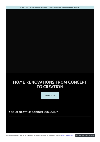 Seattle Bath remodeling services